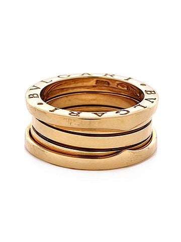 Bvlgari B.Zero1 Three Band Ring 18K Yellow Gold (view 2)