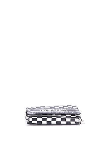 Christian Dior Flap Wallet on Chain Check Print Leather (view 2)