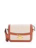 Céline Brown Tan Triomphe Shoulder Bag Canvas with Leather Medium One size - photo 1