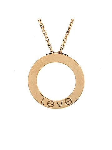 Cartier Love Pendant Necklace 18K Yellow Gold (view 1)