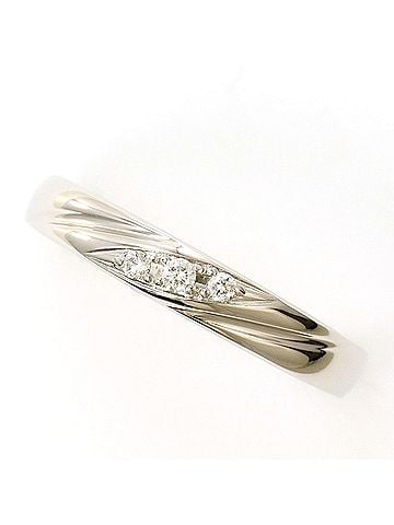 Unbranded PT950 Platinum Ring with 0.03ct Diamond, Total Weight 2.8g, Like New Condition. (view 1)
