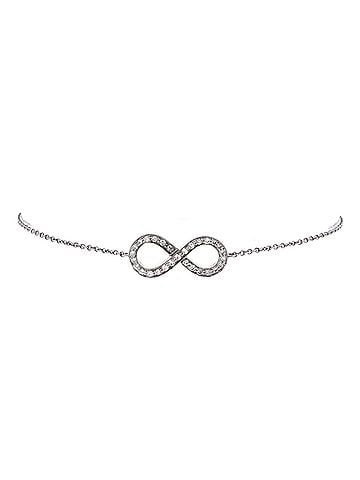 Tiffany & Co. Infinity Bracelet Platinum with Diamonds (view 1)