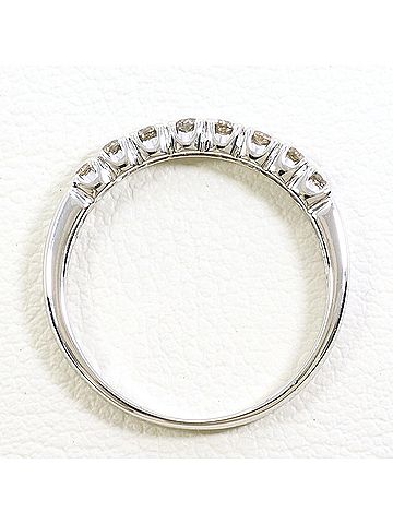 Unbranded K10 10K WG White Gold Ring with 0.30 ct Diamond, Total Weight 1.3g, Like New Condition. (view 2)