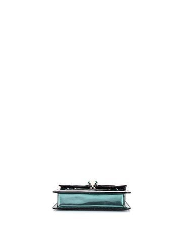 Bvlgari Serpenti Forever Square Shoulder Bag Metallic Leather Small (view 2)