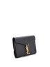Saint Laurent 100% Leather Black Cassandra Chain Wallet Leather Mini One size - photo 3