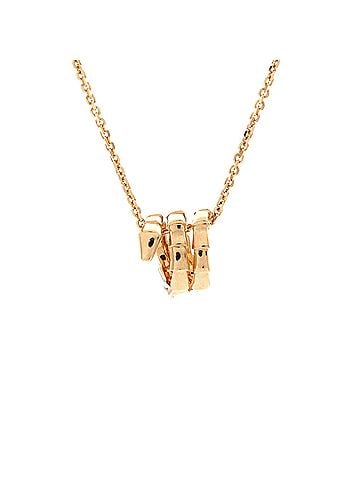 Bvlgari Serpenti Viper Spiral Pendant Necklace 18K Yellow Gold (view 1)