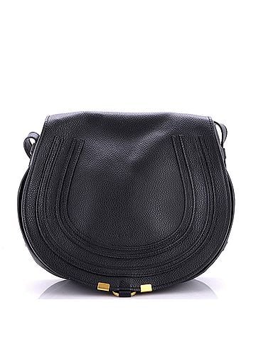 Chloé Marcie Saddle Bag Leather Medium (view 1)