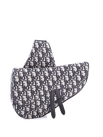 Christian Dior Saddle Crossbody Bag Oblique Canvas (view 1)
