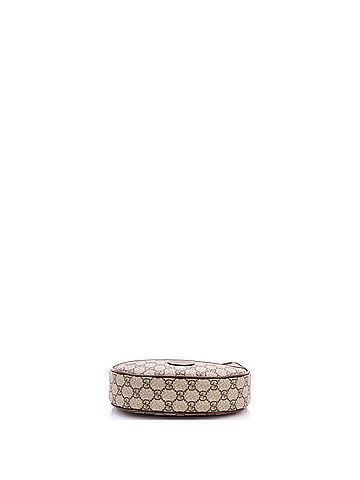 Gucci Interlocking G Patch Half Moon Hobo GG Coated Canvas Mini (view 2)