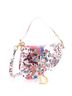 Christian Dior 100% Leather Red White Saddle Handbag with Strap Printed Leather Medium One size - photo 1