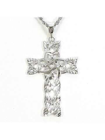 Unbranded K14 14K WG White Gold Necklace, Total Weight 3.8g, 40cm, Like New Condition (view 1)