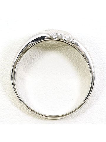Unbranded PT850 Platinum Ring, 1 Diamond (0.05ct), Total Weight 3.5g, Like New Condition. (view 2)