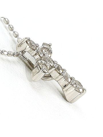Unbranded PT900 Platinum / PT850 Necklace with 0.30 ct Diamond, Total Weight 2.3g, 41cm, Like New Condition. (view 2)