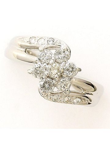 Unbranded PT900 Platinum Ring, 1 Diamond (0.50ct), with Certificate of Authenticity, Total Weight 4.0g, Like New Condition. (view 1)