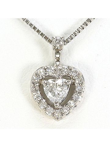 Unbranded K14 14K WG White Gold Necklace with 0.100ct Diamond and 0.07ct Diamond, Total Weight 1.3g, 40cm, Like New Condition. (view 1)