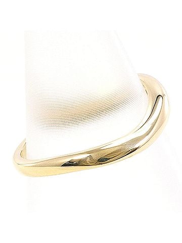 Unbranded K10 10K YG Yellow Gold Ring - Total Weight 0.8g Like New Jewelry (view 2)