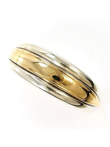 Unbranded K10 10K Yellow Gold (YG) Silver Ring, 1 piece, Total Weight 5.9g, Like New Condition. (view 1)