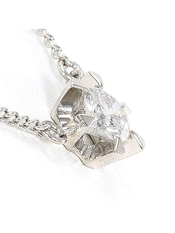 Unbranded PT850 Platinum Necklace with 0.50 Carat Diamond, Certificate of Authenticity, Total Weight Approx. 4.1g, 41cm, Jewelry, Used, Like New Condition (view 2)