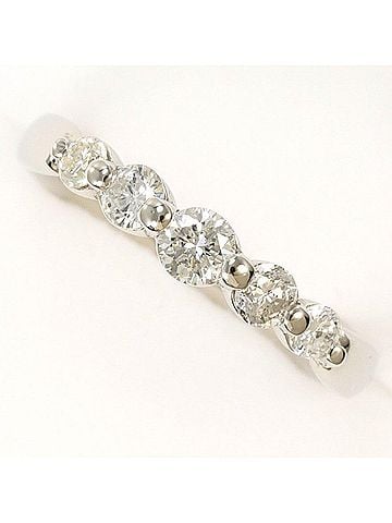 Unbranded PT900 Platinum Ring with 0.30ct Diamond, Total Weight Approx. 2.2g, Used Jewelry, Like New Condition (view 1)