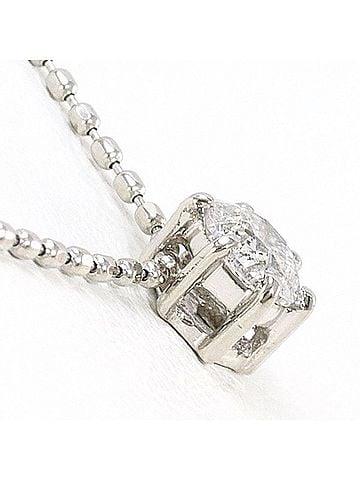 Unbranded PT900 Platinum PT850 Necklace with 0.20ct Diamond, Total Weight Approx. 1.6g, 40cm, Jewelry, Used, Like New Condition (view 2)