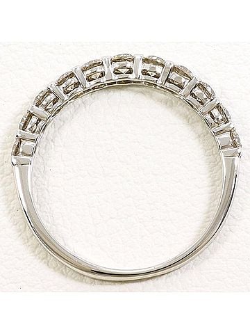 Unbranded PT900 Platinum Ring with 0.50 Carat Diamond, Total Weight Approx. 1.4g, Used Jewelry, Like New Condition (view 2)