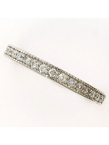 Unbranded PT900 Platinum Ring with 0.17ct Diamond, Total Weight Approx. 2.7g, Used Jewelry, Like New Condition (view 1)