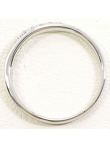 Unbranded PT900 Platinum Ring with 0.063ct Diamond, Total Weight Approx. 2.0g, Used Jewelry, Like New Condition (view 2)