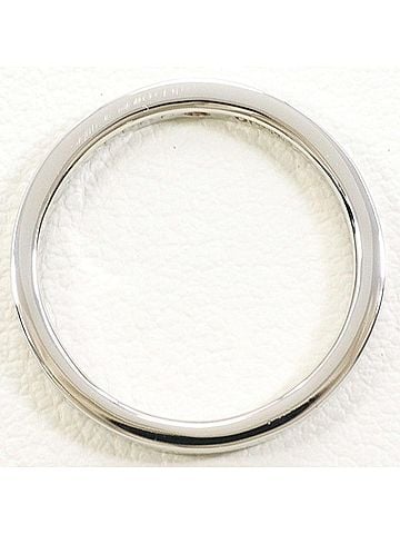 Unbranded PT900 Platinum Ring with 0.033 Carat Diamond, Total Weight Approx. 4.0g, Used Jewelry, Like New Condition (view 2)