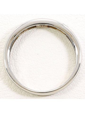 Unbranded PT900 Platinum Ring with 0.15 Carat Diamond, Total Weight Approx. 3.1g, Used Jewelry, Like New Condition (view 2)