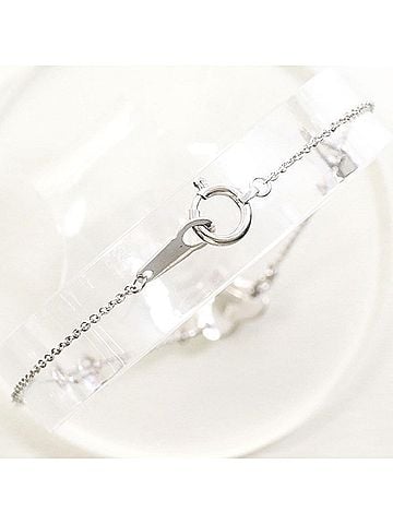 Unbranded PT850 Platinum PT900 Bracelet, Total Weight Approx. 2.8g, 18.5cm, Jewelry, Used, Like New Condition (view 2)