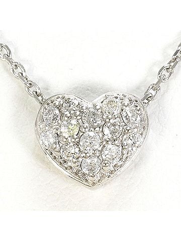 Unbranded PT900 Platinum PT850 Necklace with 0.13ct Diamond, Total Weight Approx. 2.5g, 40cm, Jewelry, Used, Like New Condition (view 1)