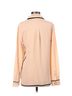 Ann Taylor 100% Polyester Pink Long Sleeve Button-Down Shirt Size S - photo 2