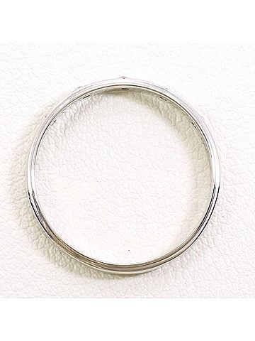 Unbranded PT900 Platinum Ring, 1 Diamond (0.05 carat), Total Weight Approx. 2.5g, Used Jewelry, Like New Condition (view 2)