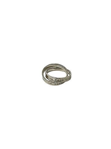 Tiffany & Co. TIFFANY&Co. Tiffany Vintage 1837 Double Narrow Ring, Sterling Silver 925, Accessory, 44146 (view 1)