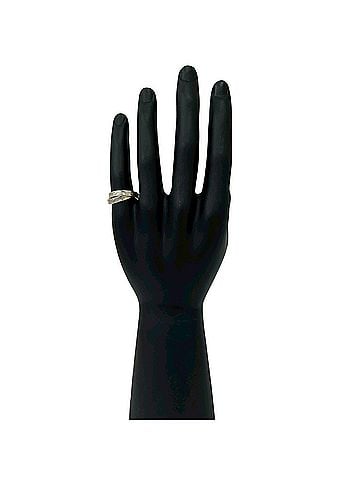 Tiffany & Co. TIFFANY&Co. Tiffany Vintage 1837 Double Narrow Ring, Sterling Silver 925, Accessory, 44146 (view 2)