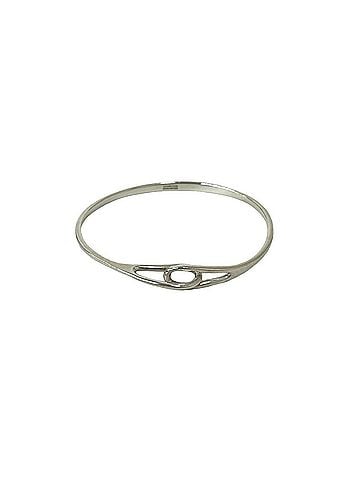 Tiffany & Co. TIFFANY&Co. Tiffany Vintage Double Loop Bangle, Sterling Silver 925 Bracelet, Accessory, 623-3 (view 1)