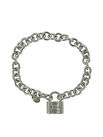 Tiffany & Co. TIFFANY&Co. Tiffany Vintage Cadena Lock Bracelet, Sterling Silver 925 Bangle Accessory, 37520 (view 1)