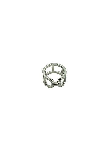 Hermès HERMES Vintage Ever Chaine d'Ancre Ring, Sterling Silver 925, Accessory, Silver, 35505 (view 1)