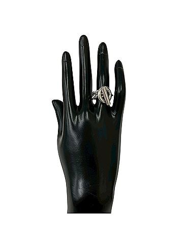 Hermès HERMES Croisette Ring, Sterling Silver 925, Accessory, Men's & Women's, Silver, 35464 (view 2)
