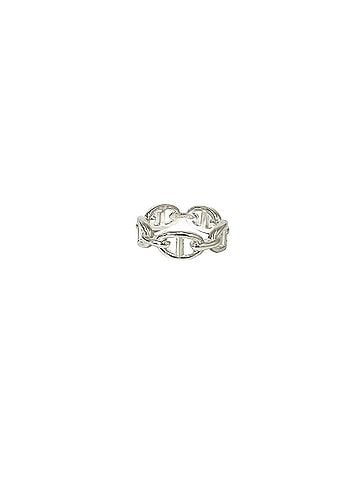 Hermès HERMES Hermes Enchainée Ring, Sterling Silver 925, Accessory, Jewelry, Men's, Silver, 30545 (view 1)