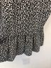 Maeve Animal Print Black White Short Sleeve Blouse Size M - photo 6