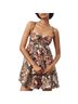 Hutch 100% Polyester Tropical Pink Green Romper Size M - photo 1