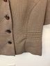 Sag Harbor Houndstooth Brown Blazer Size 12 - photo 3