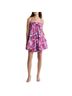 Hutch 100% Polyester Floral Pink Purple Casual Dress Size L - photo 1