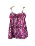 Hutch 100% Polyester Floral Pink Purple Casual Dress Size L - photo 2