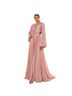 Mac Duggal 100% Polyester Solid Pink Cocktail Dress Size 14 - photo 2