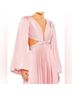 Mac Duggal 100% Polyester Solid Pink Cocktail Dress Size 14 - photo 4