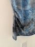 AGB 98% Polyester 4% Spandex 100% Polyester Blue Short Sleeve Blouse Size L - photo 4