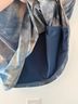 AGB 98% Polyester 4% Spandex 100% Polyester Blue Short Sleeve Blouse Size L - photo 7