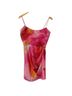 Hutch 100% Polyester Pink Orange Cocktail Dress Size 4 - photo 2